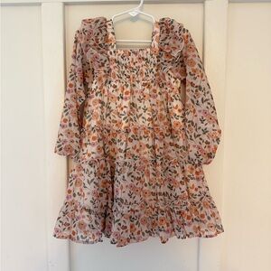 Cheeky Plum Pink and Orange Floral Dress